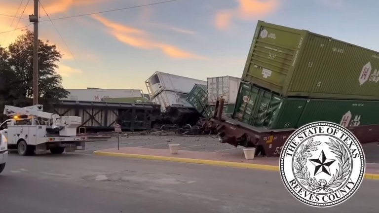 Two Killed in Massive Train Derailment After Semi Truck Blocks Texas Railroad Crossing